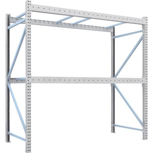 (送料別途)(直送品)TRUSCO 重量パレットラック1トン2500×1100×H2500単体 1D-25B25-11-2
