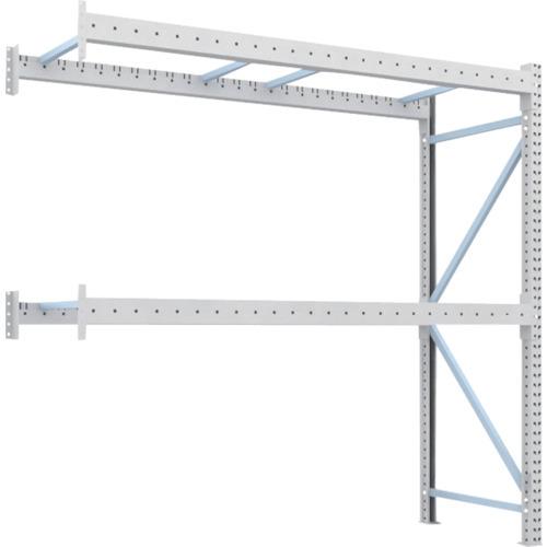 (送料別途)(直送品)TRUSCO 重量パレットラック2トン2500×900×H2500連結 2段 2D-25B25-09-2B