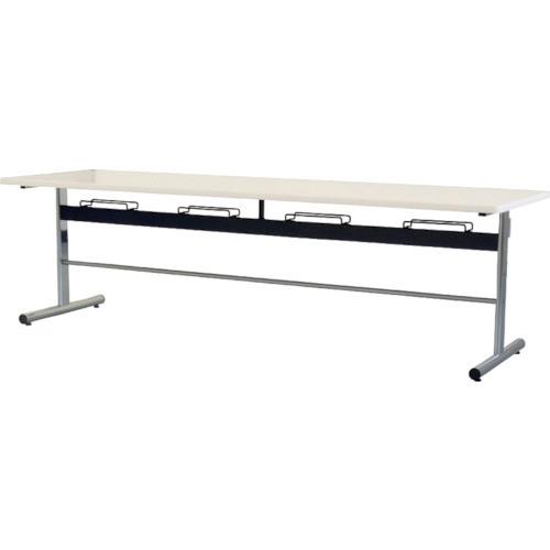 (送料別途)(直送品)TOKIO 食堂用テーブル ソフトエッジ 2400×750mm ホワイト DA-2475-W