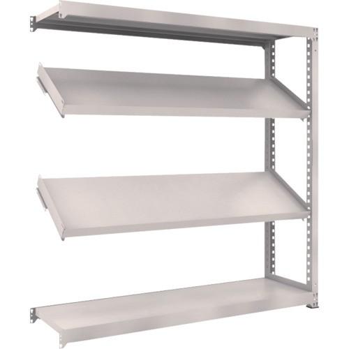 (送料別途)(直送品)TRUSCO スチールラック M3型中量棚 1800X471XH1800 4段 傾斜2段 連結 M3-6654K2B