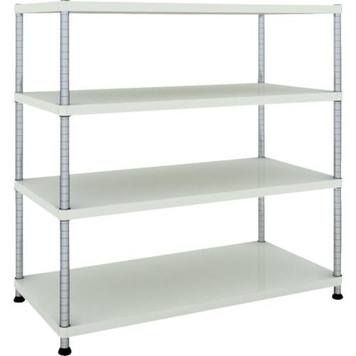 (送料別途)(直送品)TRUSCO スチールラック フェニックスラック 1200X600 4段 W色 抗菌粉体塗装 PER-4464-W