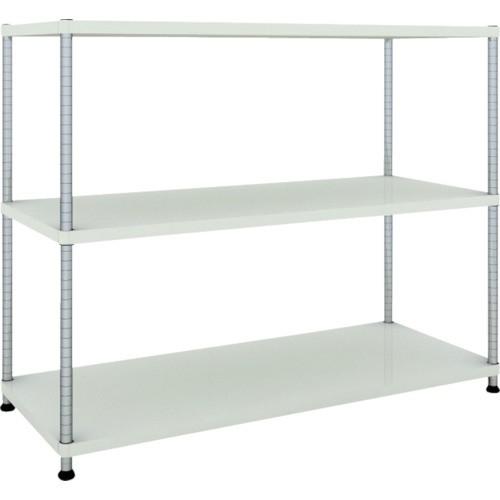 (送料別途)(直送品)TRUSCO スチールラック フェニックスラック 1500X600 3段 W色 抗菌粉体塗装 PER-4563-W