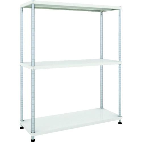 (送料別途)(直送品)TRUSCO スチールラック フェニックスラック 1200X450 3段 W色 抗菌粉体塗装 PER-5443-W