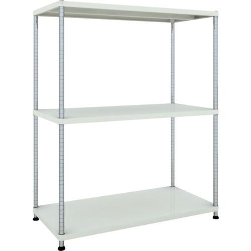 (送料別途)(直送品)TRUSCO スチールラック フェニックスラック 1200X600 3段 W色 抗菌粉体塗装 PER-5463-W