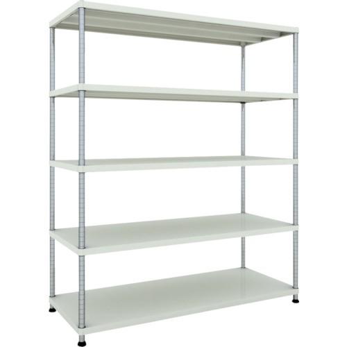 (送料別途)(直送品)TRUSCO スチールラック フェニックスラック 1500X600 5段 W色 抗菌粉体塗装 PER-6565-W