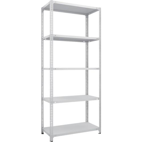 (送料別途)(直送品)TRUSCO スチールラック SBL型抗菌塗装セミボルトレス軽量棚 W875XD450XH2100 5段 W色 SBL-7345-W