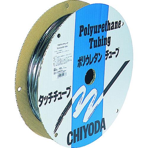 チヨダ ポリウレタンチューブ TEタッチチューブ 6mm/100m 黒 TE-6-100 BK