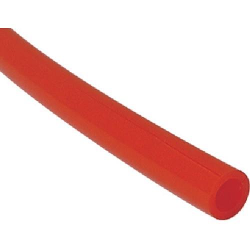 チヨダ ポリウレタンチューブ TEタッチチューブ 6mm/100m 赤 TE-6-100 R