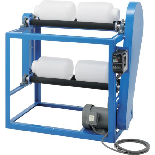 (送料別途)(直送品)テラオカ 万能型ボールミル架台(インバーター仕様)BKFD-200 2段タイプ ローラー材質黒ゴム 12-0802-16 粉砕機器]（株）テラオカ テラオカ 万能型ボールミル架台