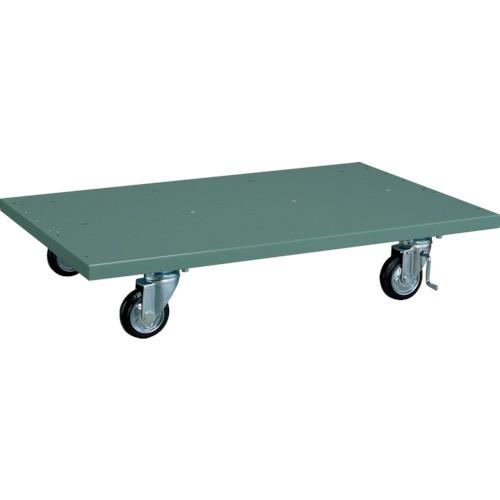 (送料別途)(直送品)TRUSCO パネルコンテナラック用兼用キャスターベース 緑 T-1200K:GN