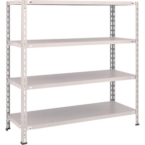 (送料別途)(直送品)TRUSCO スチールラック 軽量棚 中棚ボルトレス型1200X450X1200 4段 ネオグレー L44X-14:NG