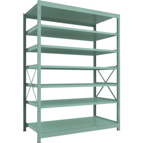 (送料別途)(直送品)TRUSCO 中量ボルト式棚 R3型 W1800×D870×H2400 7段 単体 R3-8697