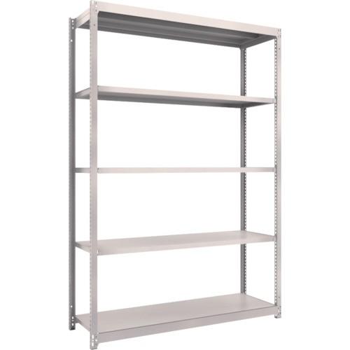 (送料別途)(直送品)TRUSCO スチールラック M1.5型軽中量棚 1460X445X2100 5段単体 ネオグレー M1.5-7545:NG