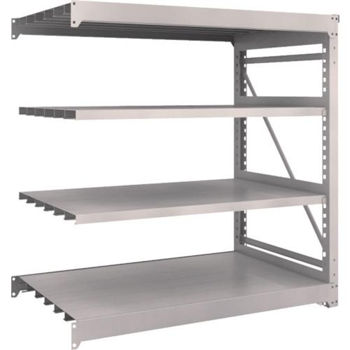 (送料別途)(直送品)TRUSCO スチールラック M10型重量棚 1500X900XH1500 4段 連結 ネオグレー M10-5594B:NG