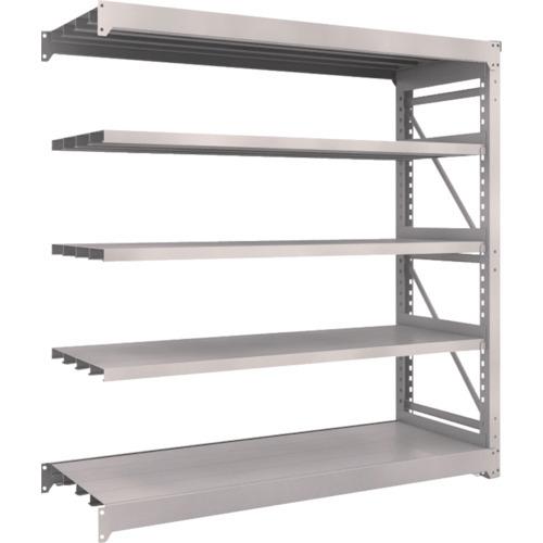 (送料別途)(直送品)TRUSCO スチール製重量ボルト式棚 M10型 W1800×D620×H1815 5段 連結 ネオグレー M10-6665B:NG