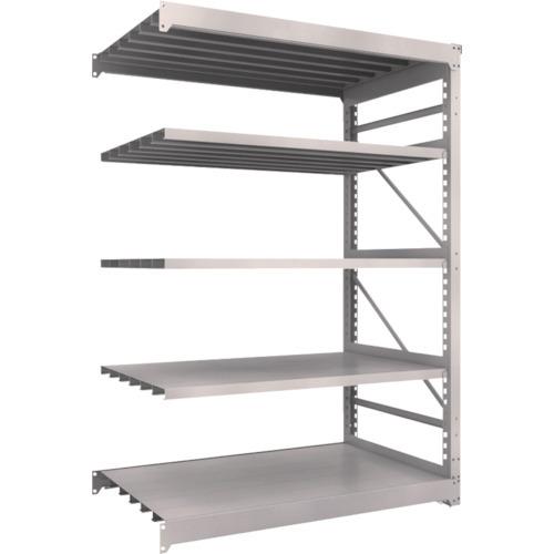 (送料別途)(直送品)TRUSCO スチールラック M10型重量棚 1500X900XH2100 5段 連結 ネオグレー M10-7595B:NG