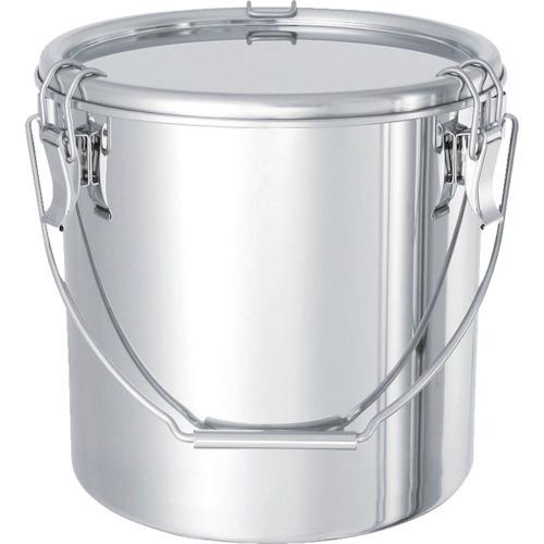 MONOVATE(旧：日東金属工業) ステンレスタンク テーパー付吊下げ密閉タンク(フタ付) 15L TP-CTB-27