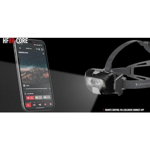 LEDLENSER HF8R Core 充電式ヘッドライト LED 1600lm 502801