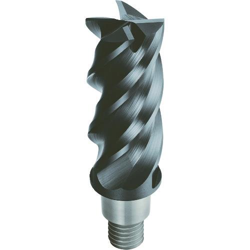 三菱 4枚刃長刃タイプ難削材加工用 超硬制振スクエアヘッド20mm (コート品) EP7020 IMX20S4HV20040:EP7020