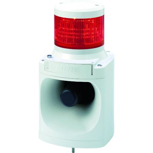 パトライト LED積層信号灯付き電子音報知器 色:赤 LKEH-102FA-R