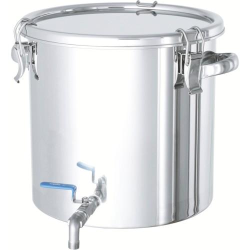 MONOVATE(旧：日東金属工業) ステンレスタンク ストレート密閉タンク(ボールバルブ付) 15L CTHV-27