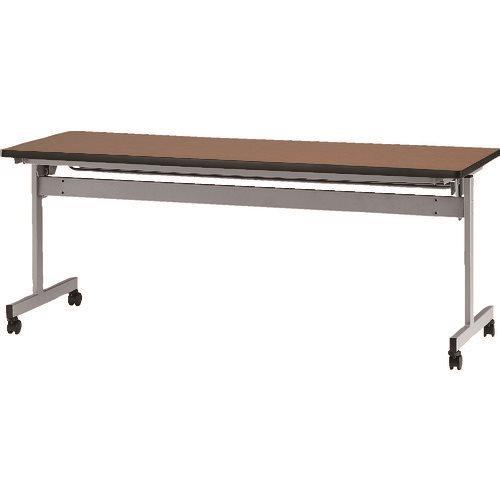 (送料別途)(直送品)TOKIO 天板跳上式スタックテーブル(パネルなし) 1800×450mm 天板色:チーク HSN-1845-T