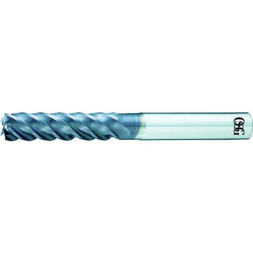 OSG FXコート チタン合金加工用不等リードエンドミル 5刃ロング UVX コーナー半径0mm 刃径12mm 刃長48mm 首下長60mm 8555520 UVXL-TI-5FL 12X60
