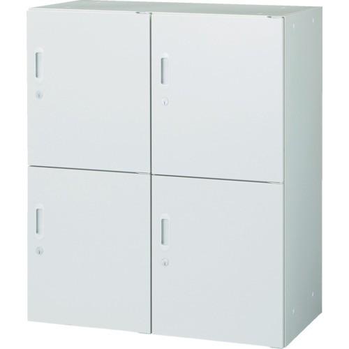 (送料別途)(直送品)TRUSCO ユニット型壁面書庫 片開パーソナル2列2段 H1050 W色 ULW-11