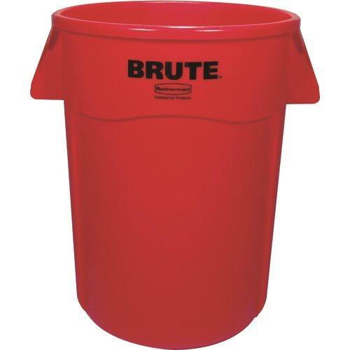 (送料別途)(直送品)ラバーメイド ラウンドブルートコンテナ スリット付き 75.7L レッド 262005