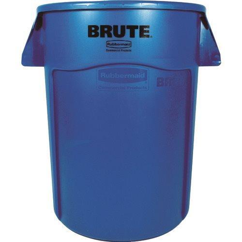(送料別途)(直送品)ラバーメイド ラウンドブルートコンテナ スリット付き 75.7L ブルー 262065