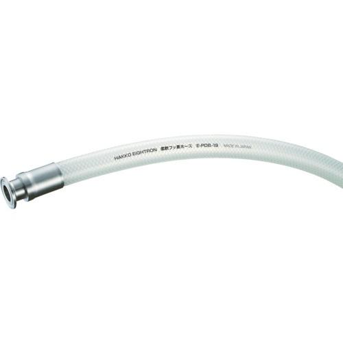 (送料別途)(直送品)TRUSCO フェルール継手柔軟フッ素ホース Φ19X1SX1m TE-PDB-19-F1S-1