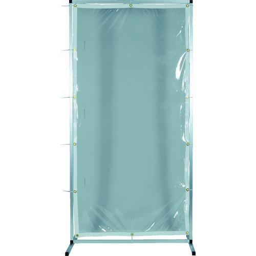 TRUSCO アルミ製衝立 透明防炎タイプ W2000XH2000 AF-2020-TM 2台