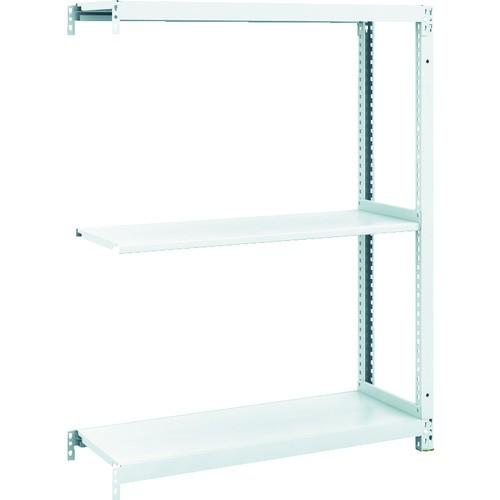 (送料別途)(直送品)TRUSCO スチールラック M1型抗菌塗装ボルトレス軽量棚900X320XH1200 3段 連結 M1-4333B