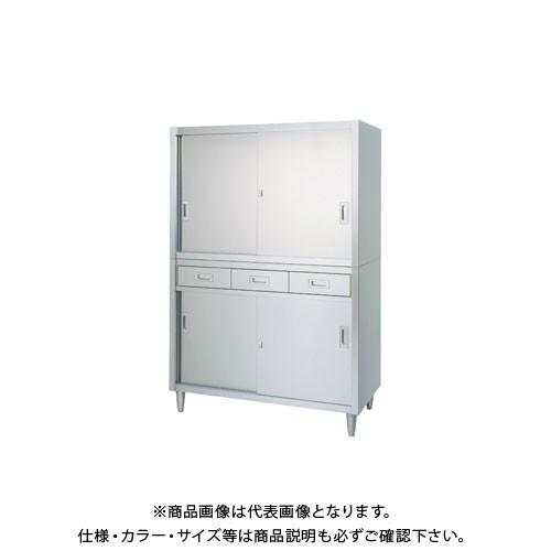 (送料別途)(直送品)シンコー ステンレス保管庫(二段式) 900×600×1750 VAD-9060(受注生産)