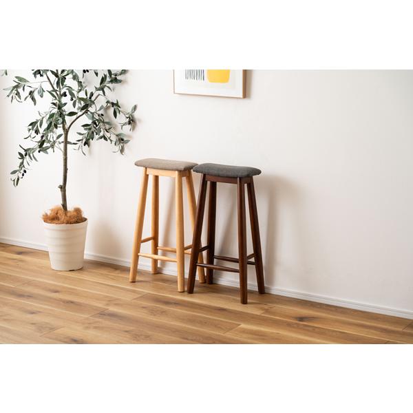 東谷 直送品 スリムスツール 高さ61cm ブラウン VET-211BR