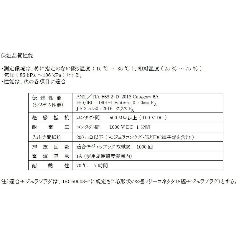 新作入荷!! パナソニック 配線器具情報モジュラジャック 組立 CAT6A 埋