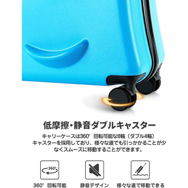 Homraku 子供用スーツケース乗れる キッズキャリーケース トランク ダイヤルロック式 ダブルキャスターで静音 安心素材 子供の遊び心に 子供用スーツケース乗れる キッズキャリーケース トランク ダイヤルロック式 ダブルキャスターで静音 安心素材 子供の遊び心に