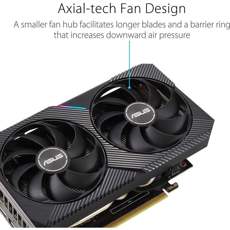 新作マット・カーペット ASUS デュアル RTX3060 OC 12GB GDDR6 PCIE 4.0 HDMI 2.1 3XDP 1.4A V2 【UOI7313668392】(26042円)