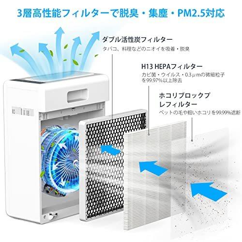 開店記念セール 進化版 空気清浄機 花粉３重ウイルス除去 アレルギー対策 持ち運びやすい 軽音 軽量 省エネ お手入れやす 空気清浄機 Www 11thspace Com