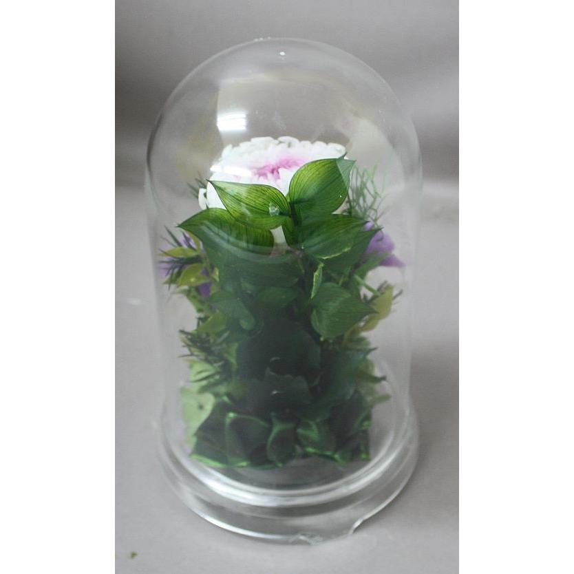 仏花ガラスドーム大対プリザーブドフラワー e8a991f5111f800bb4d6965a17027e