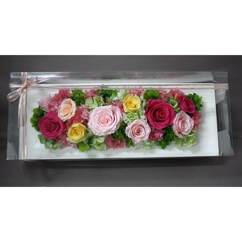 おひさま色のガーベラアレンジ』フレームアレンジ プリザーブド