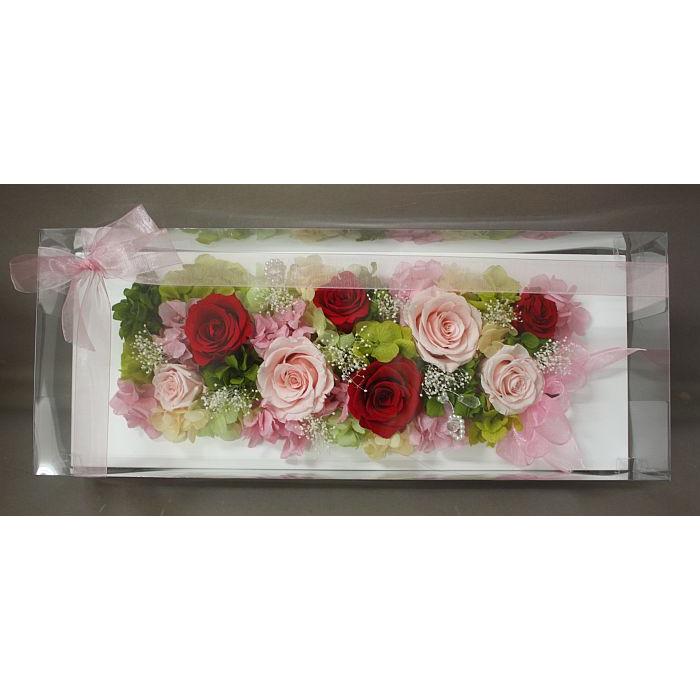 プリザーブドフラワー*フレーム入りアレンジLサイズ（ケース入り