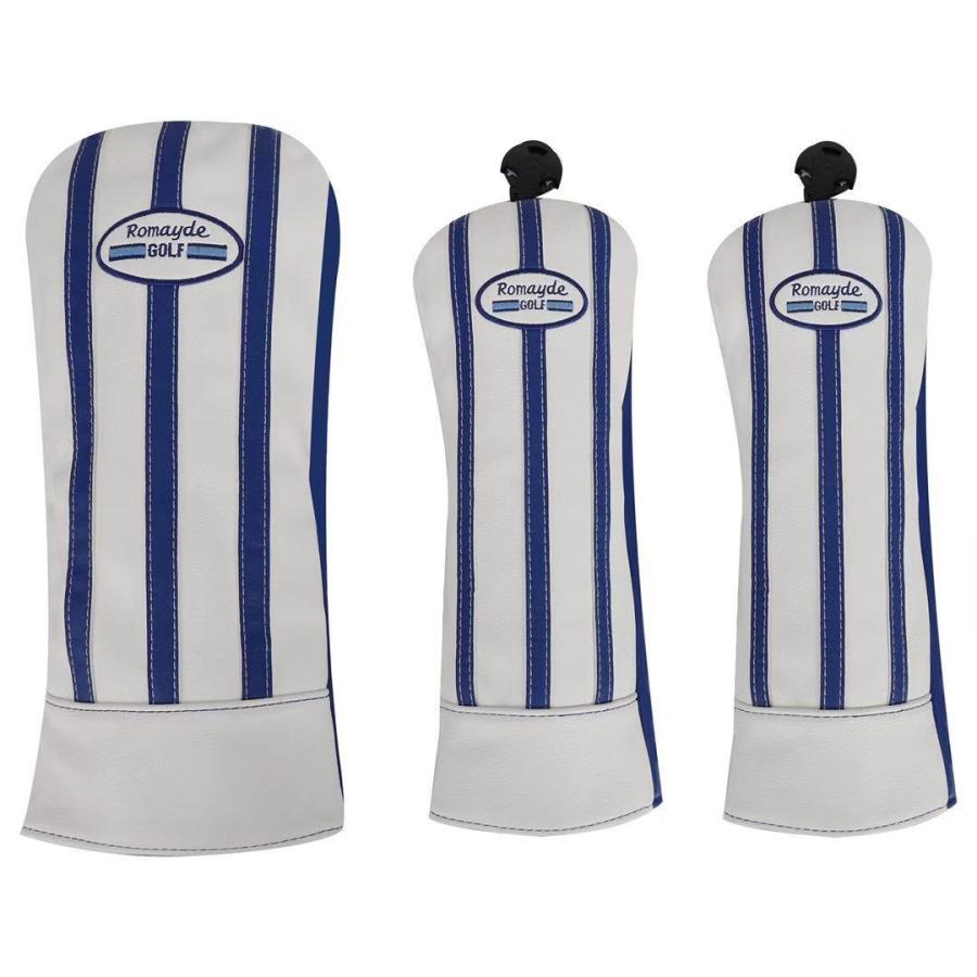 ゴルフ カバー ヘッドカバー ドライバー ウッド FW 2点 3個セット