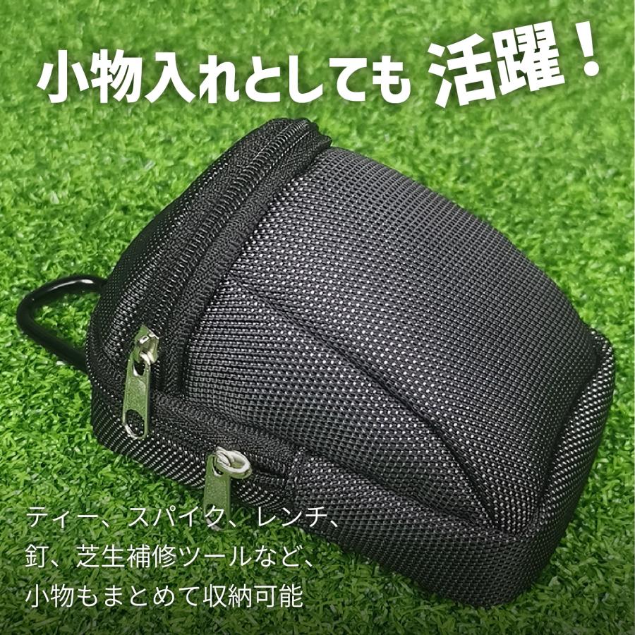 ゴルフボールケース ボールホルダー 収納 ポーチ ティー ベルト