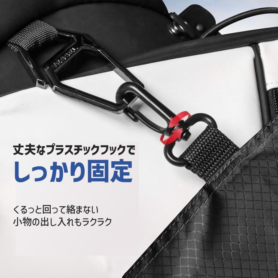 ゴルフカートバッグ 大容量 15〜18個ボール収納 カラビナ付き 多機能