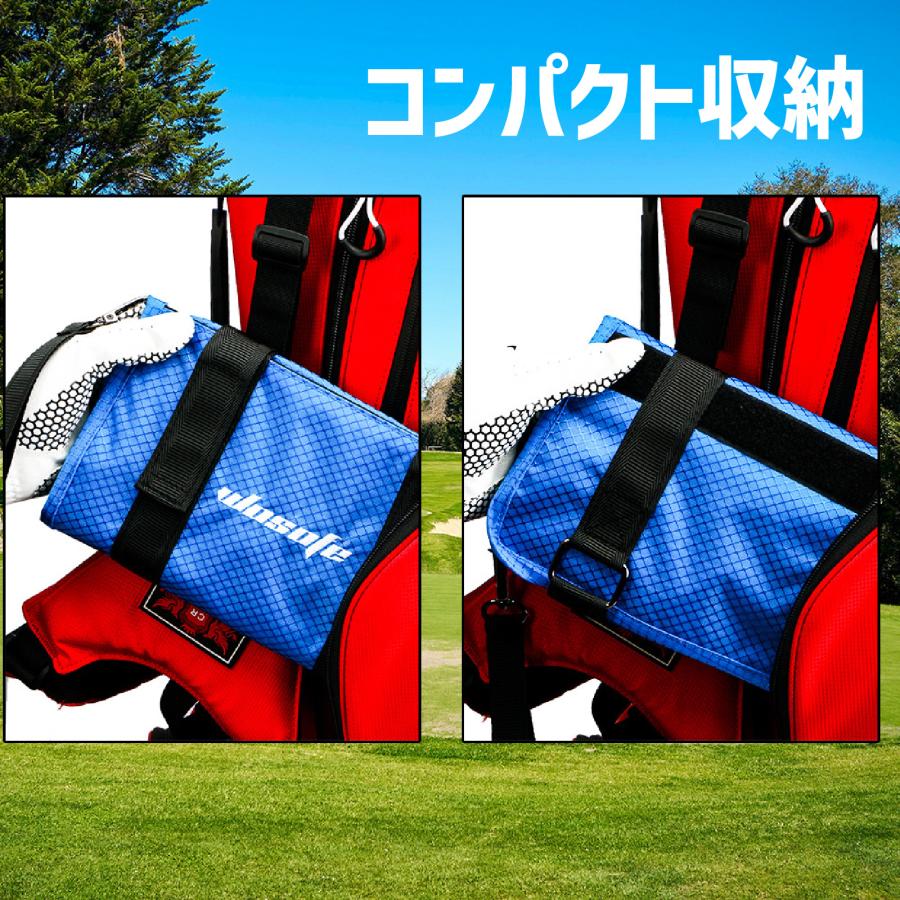 ゴルフカートバッグ ハンギングポーチ 折りたたみ ラウンドバッグ