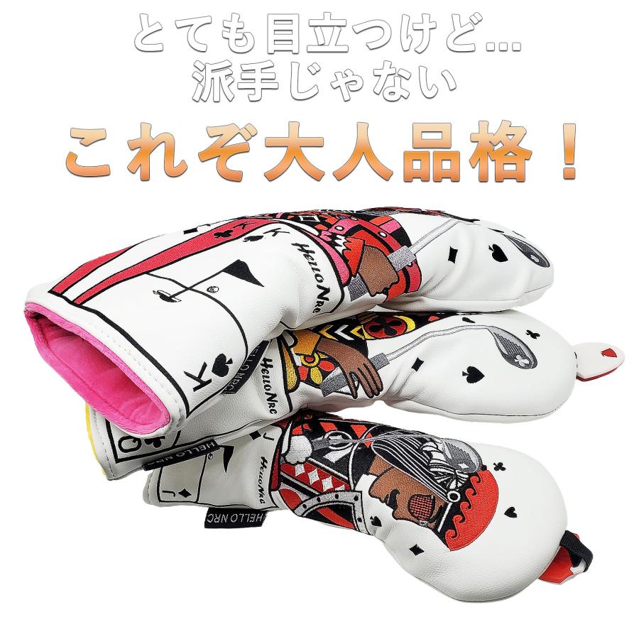 ゴルフ ヘッドカバー フェアウェイウッド カバー ドライバー 4点 ゴルフ ヘッドカバー フェアウェイウッド カバー ドライバー 4点