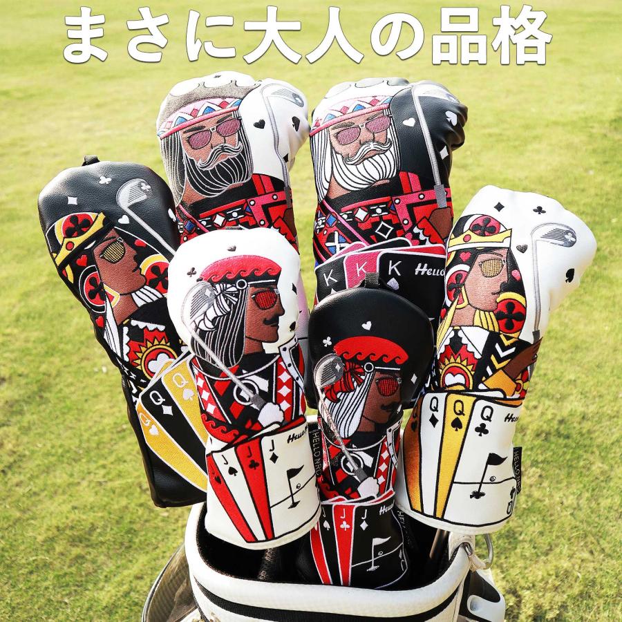 ゴルフ ヘッドカバー フェアウェイウッド カバー ドライバー 4点 ゴルフ ヘッドカバー フェアウェイウッド カバー ドライバー 4点