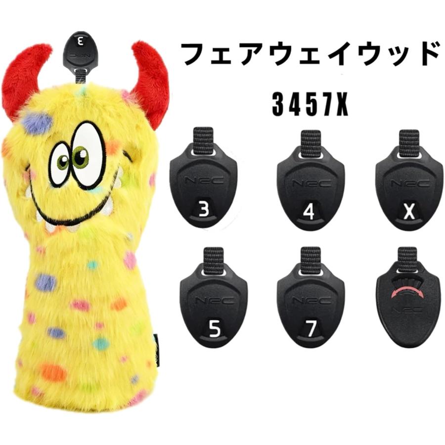 ゴルフ ヘッドカバー ドライバー 440cc 460cc フェアウェイウッド