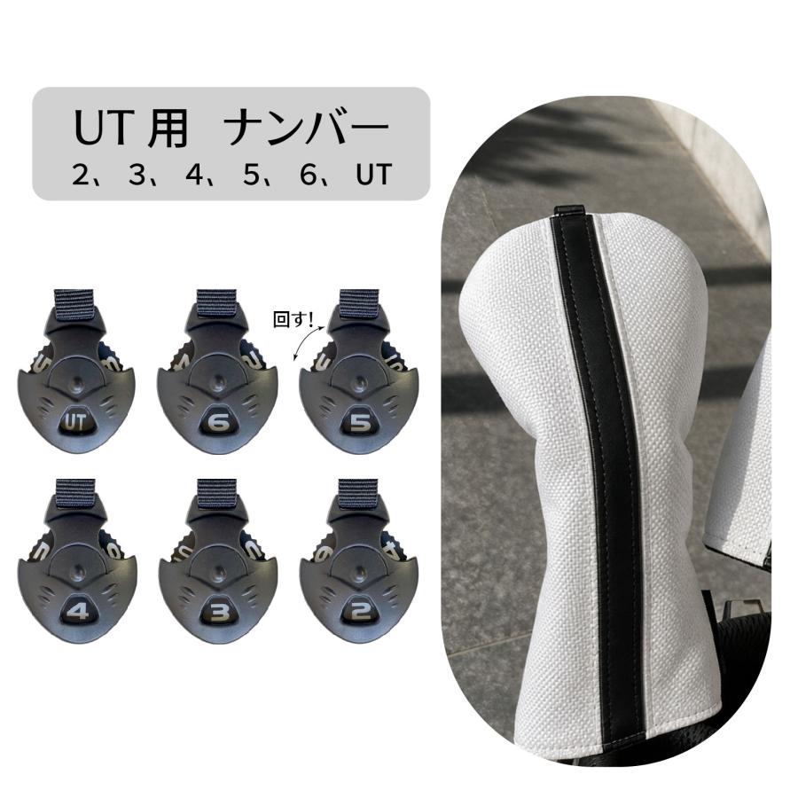 ゴルフ ヘッドカバー 高密度ナイロン×PUレザー ドライバー